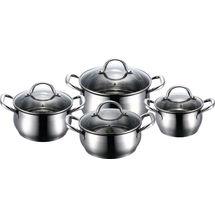 Набор кастрюль Bergner Gourmet BG-6523, 8 предметов