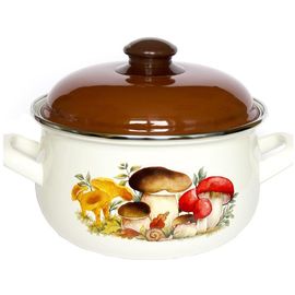 Кастрюля Интерос Грибы 15251, 2.1 л,38см.