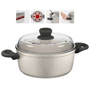 Кастрюля NADOBA 24 см серия MARMIA 728311