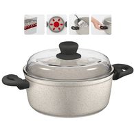 Кастрюля NADOBA 24 см серия MARMIA 728311