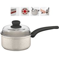 Ковш NADOBA с крышкой 16 см серия MARMIA 728314